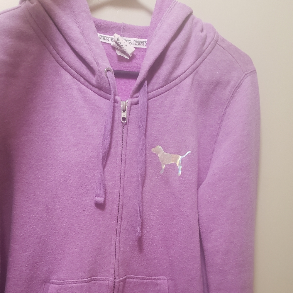 PINK zip up hoodie